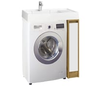 Тумба под раковину AQUATON Лондри20 1A2671K2LHDR0 180x496x882 для стир.машины,дуб рустикальный/белый (1A267101LHDR0+1A275001LH010)