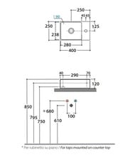 �������� Globo T-EDGE 400�250�120 ���������, ��������� ��� ���������, ����� B6R40BI