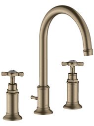 Смеситель Axor Montreux 16513820  для умывальника двухзахватный на 3 отверстия, поворотный излив — миниатюра 1