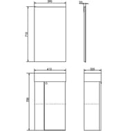 ������� COMFORTY ����-40 (390�710�20) ���������, ����� ������ 00-00012834