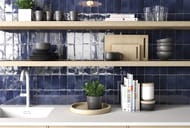 Плитка настенная EQUIPE MANACOR Ocean Blue (75х150) синяя 26910 (кв.м.)
