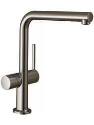 Смеситель Hansgrohe Talis M54 для кухни 270 с запорным вентилем, 1jet сталь 72827800 — миниатюра 1