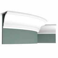 Карниз гибкий Orac Decor CX106 (118х117х2000) белый (шт.)