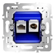 �������� ������� TV+RJ45 ���. 6 Voltum S70 VLS0607M