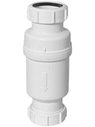 Сливной клапан McAlpine MACVALVE с сухим сифоном Ду=40, гайка-гайка, MRNRV40C