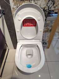 Уценка! Унитаз подвесной Duravit D-Neo 375х580х400 безободковый, с функцией биде, 654000012004300