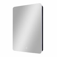 Зеркало-шкаф Континент ELTORO 560х850 с LED подсветкой и сенсорным выключателем, черный