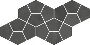 Мозаика ITALON Continuum Petrol Mosaico Prism (413х205х9) антрацит, 620110000185 (шт.)