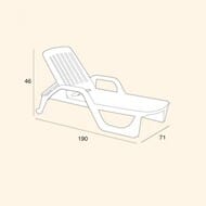 ������� B:RATTAN NILO (190x71x46), ����������