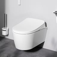 Подвесной унитаз AM.PM Func FlashClean 540х380 с электронной крышкой-биде, белый C8F1702SC