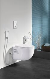 Душевой набор Grohe Tempesta-F 26352000 (шланг, лейка, настенный держатель) хром