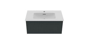 Раковина-столешница La Fenice Terra Slim Line 80 см (810х465х175) FNC-06-TER-80