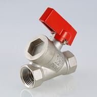 Кран шаровой 1/2" ВН.-ВН. VALTEC BASE с цельным корпусом, VT.290.N.04