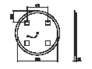 ������� Silver Mirrors Savanna RGB (1000�1000) ���������,����� ���,�����. �����. ����� LED-00002603