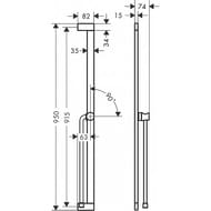 ������� ������ Hansgrohe Unica E Puro 90 �� � ���������� ��� ���� � �������, ������ ���. 24403670