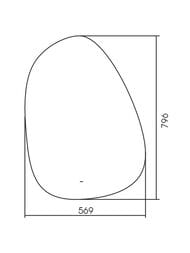 ������� Silver Mirrors Molecula Lite (569�796) ���������, ��������� ����������� LED-00002801