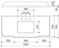 ���������� Nero Marquino ��� ����� Caprigo �������� 120 (1210�650) �� ������������ ������� 30��