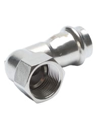 ������ � �������� ������ ����� Franta 22�1.1/2" � 90*, ����������� ����� SUS 304, V17221120G