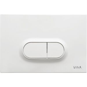 Клавиша смыва двойная VITRA Loop пластик, цвет белый глянец 740-0500