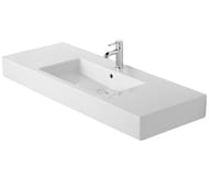Умывальник DURAVIT VERO 1250х490х170 1 отверстие под смеситель, перелив 0329120000