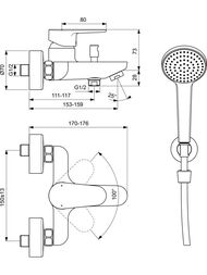 ��������� ��� �����/���� Ideal Standard CERAFINE O ��������� � ��� ����������, �����.������ BC706XG