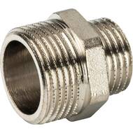Ниппель STOUT 3/4"х1/2"НН, переходной, никель, арт.SFT-0004-003412