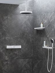 Hansgrohe Rainfinity Полка - Шланговое подключение+держатель правосторонняя, белый матовый 26858700 — изображение 2