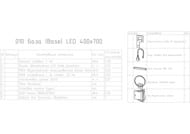 ������� Cersanit LED 010 base 400x700 � ���������� KN-LU-LED010*40-b-Os