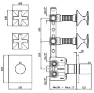    Zucchetti Bellagio ZB1660.C40 ,2 , -, ., 
