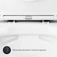 Комплект инсталляции AM.PM MasterFit клавиша L хром + унитаз Sense с сиденьем IS100151.741701