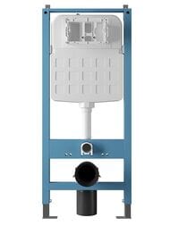 Инсталляция Aqueduto TECNICA NOVO+ унитаз с сиденьем OVO + клавиша смыва CIRCULO NOVO AQDS169Т