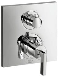 Смеситель Axor Citterio 39700 термостат с запорным вентилем, рычаговая рукоятка, внешняя часть — миниатюра 1