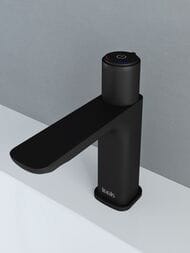 Смеситель Iddis SLIDE Push Control с кнопочным управлением, черный SLIBLBTi01