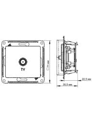  Systeme Electric GLOSSA  TV    4  GSL000292