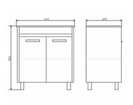 ����� COMFORTY �����-60 (610�870�470) ���������, � ���������, ��� ������ 00-00004155