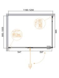 ������� ������ CEZARES BELLAGIO-A�-1 (1170-1180�995-1005�1968) BELLAGIO-AH-1-120/100-C-NERO