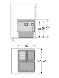     54 (28+13+13) Hailo Cargo Synchro 3608-63