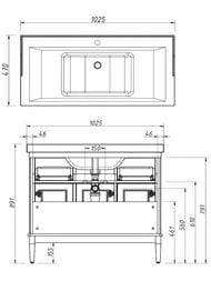 ����� ��� �������� Caprigo ������� 100 nero lucido 1025�891�470 ���������, 2 ����� 10414 A-020
