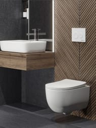Унитаз подвесной Berges VENTAS 490х360х340 безободковый, сиденье с микролифтом, белый 082135