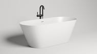 Ванна отдельностоящая Salini Mona 102922M 1700х720х585 S-Stone, белый матовый