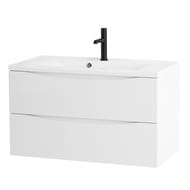Тумба под раковину BelBagno MARINO (1200х450х500) подвесная, белый глянец MARINO-1200-2C-SO-BL-P