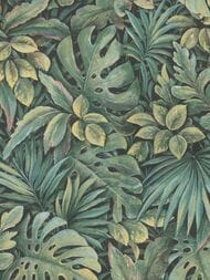 Обои виниловые на флизелине Marburg Botanica 33004 (1,06х10,05) листья, зеленые (рул.)