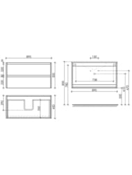 ����� ��� �������� SANCOS Libra (890x450x500) ���������, ��� �����, ��� �������� LB90EG