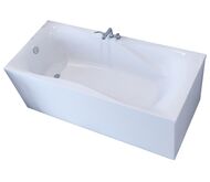 Ванна пристенная Astra-Form Вега 01010002 (1700х700х650) иск. камень, ножки в комплекте,белый
