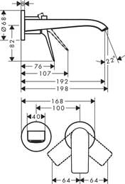  Hansgrohe Vivenis 75050670  , ,  ,  