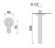 ����� Giulini Futuro ��������� ����� 250��, ����: ����� ������� F3222-25BO