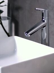 Смеситель Hansgrohe Talis S 72031000 для раковины, однорычажный, с донным клапаном, хром — изображение 2