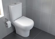 Унитаз-компакт Vitra Zentrum (355х610х830) с сиденьем,антибакт. покр.,горизонт. вып. 9012B003-7204