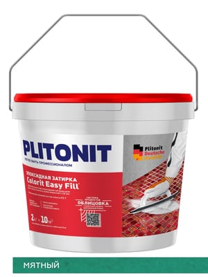 Затирка эпоксидная PLITONIT Colorit EasyFill мятный, 2 кг