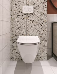 Унитаз подвесной Cersanit CITY OVAL Clean On (505х360х370) без ободка, тонкое сиденье микролифт 63114